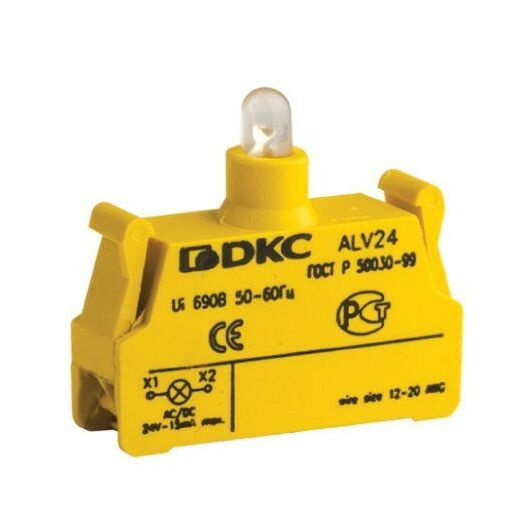 Блок ламповый со светодиод. 12В DKC ALV12 • Купить по низкой цене в интернет-магазине СМЭК