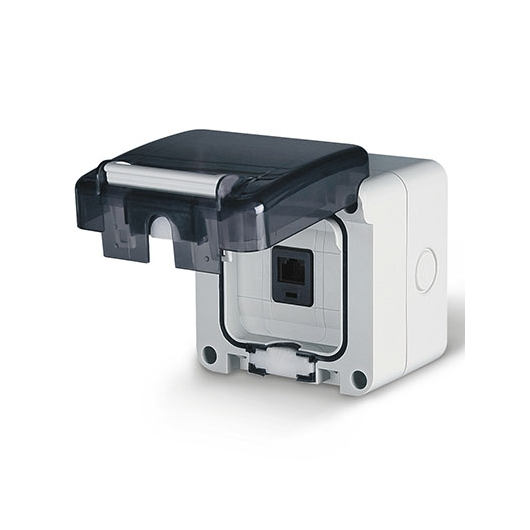 Розетка компьютерная ОП RJ45 DKC DIS137648150 • Купить по низкой цене в интернет-магазине СМЭК