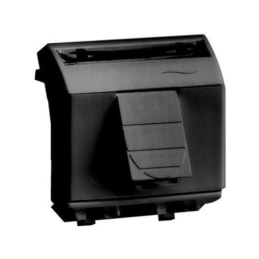 Розетка компьютерная СП 2мод. Brava RJ45 кат.5E экранир. черн. DKC 77450N • Купить по низкой цене в интернет-магазине СМЭК