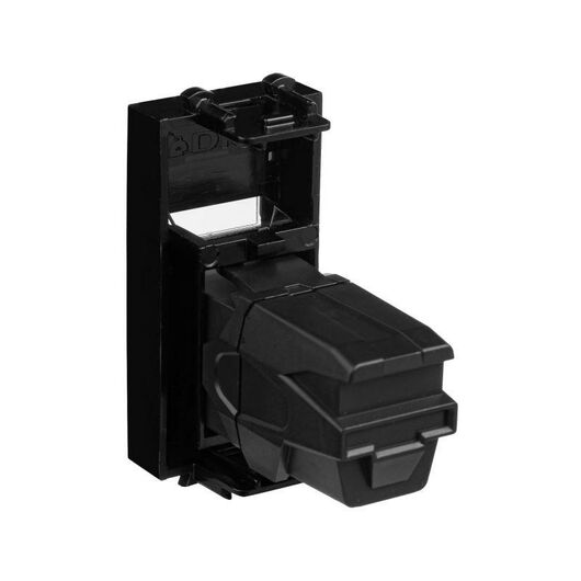 Розетка USB 3.0 1мод. Avanti "Черный квадрат" тип А-А модульная DKC 4402301, изображение 3 • Купить по низкой цене в интернет-магазине СМЭК