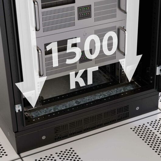 Шкаф напольный 42U Ш600хГ600 две перфорир. двери; крыша укомплектована вводом и заглушками DKC R5IT4266PF, изображение 2 • Купить по низкой цене в интернет-магазине СМЭК