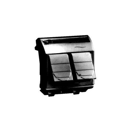 Розетка компьютерная 2-м СП 2мод. Brava RJ45 кат.6 экранир. черн. DKC 77453N • Купить по низкой цене в интернет-магазине СМЭК