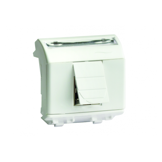 Розетка мультимедийная Brava 2мод. USB 2.0 со шторкой сл. кость DKC 75202S • Купить по низкой цене в интернет-магазине СМЭК