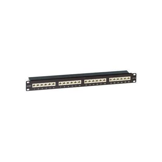 Патч-панель экранированная 19дюйм 1U кат.6а RJ45 LSA 24 порта DKC RN6APPF241BK • Купить по низкой цене в интернет-магазине СМЭК