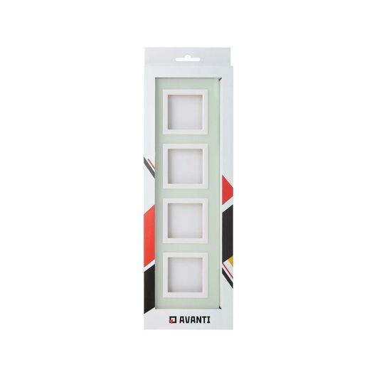 Рамка 8мод. Avanti натуральное стекло светло зел. DKC 4406828, изображение 4 • Купить по низкой цене в интернет-магазине СМЭК