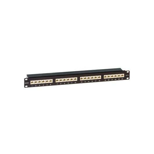 Патч-панель экранированная 19дюйм 1U кат.6 RJ45 LSA 24 порта DKC RN6PPF241BK • Купить по низкой цене в интернет-магазине СМЭК