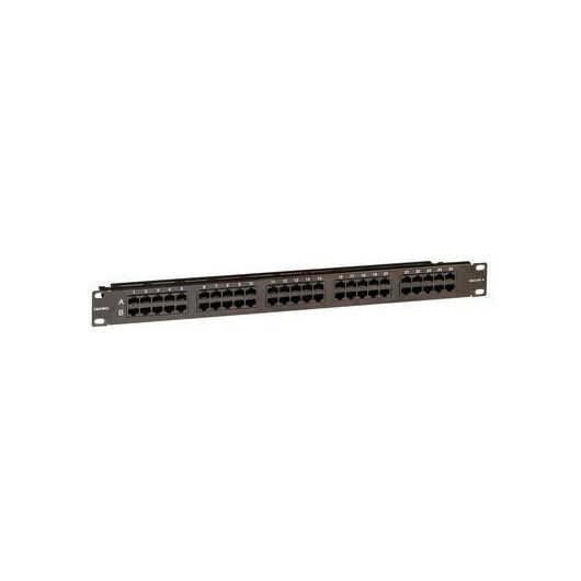 Патч-панель телефонная 19дюйм 1U CAT3 RJ45 LSA 50 портов DKC RN3PP501BK • Купить по низкой цене в интернет-магазине СМЭК