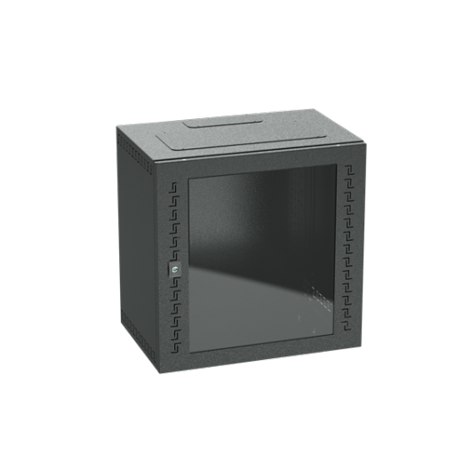 Шкаф телекоммуникационный навесной 12U 600х600х400 дверь стекло RAL9005 DKC R5STI1240GSB • Купить по низкой цене в интернет-магазине СМЭК