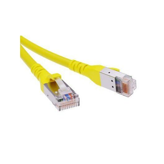 Патч-корд экранированный кат.6а SF/UTP 4х2 LSZH 1.5м желт. DKC RN6ASF4515YL • Купить по низкой цене в интернет-магазине СМЭК