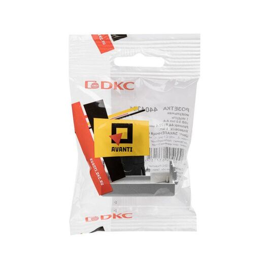 Розетка USB 3.0 1мод. Avanti "Закаленная сталь" тип А-А модульная DKC 4404301, изображение 3 • Купить по низкой цене в интернет-магазине СМЭК
