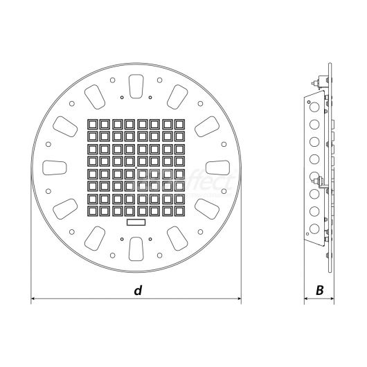 Светильник светодиодный серии КEDR (ССП) подвесные -  КСС тип "Г" LE-ССП-32-200-1088-67Х, изображение 12 • Купить по низкой цене в интернет-магазине СМЭК