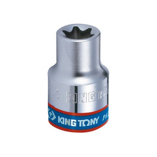 KING TONY Головка торцевая TORX Е-стандарт 3/8", E11, L = 28 мм • Купить по низкой цене в интернет-магазине СМЭК