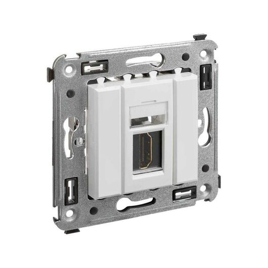 Розетка HDMI 1-м СП Avanti "Белое облако" тип А-А DKC 4400253, изображение 4 • Купить по низкой цене в интернет-магазине СМЭК