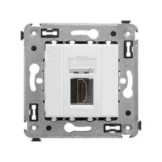 Розетка HDMI 1-м СП Avanti "Белое облако" тип А-А DKC 4400253, изображение 2 • Купить по низкой цене в интернет-магазине СМЭК