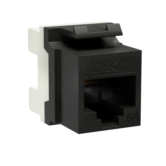 Модуль Keystone RJ45 CAT6А не экранированный 180град. черн. DKC RNK6AU180BK • Купить по низкой цене в интернет-магазине СМЭК