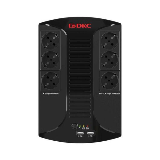 Источник бесперебойного питания ИБП Info PDU 600В.А Schuko (6) USB для зарядки (2) USB + RJ11 DKC INFOPDU600, изображение 6 • Купить по низкой цене в интернет-магазине СМЭК