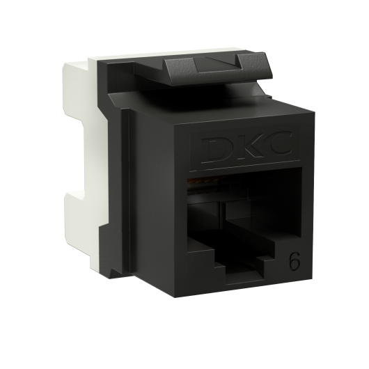 Модуль Keystone RJ45 CAT6 не экранированный 180град. черн. DKC RNK6U180BK • Купить по низкой цене в интернет-магазине СМЭК