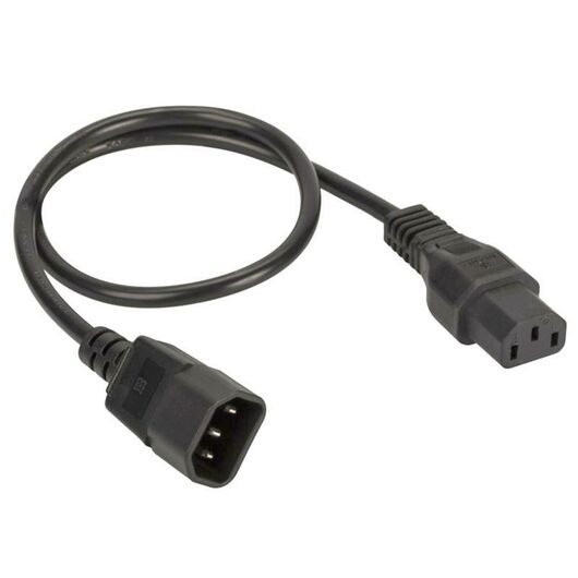 Кабель питания IEC320 C13 - IEC320 C14 1.0 м сечение 3х1.5кв.мм DKC R5CORD3410 • Купить по низкой цене в интернет-магазине СМЭК