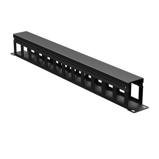 Органайзер кабельный 19дюйм с крышкой 1U глубина 60 мм RAL9005 DKC R5CP1961HEB, изображение 2 • Купить по низкой цене в интернет-магазине СМЭК