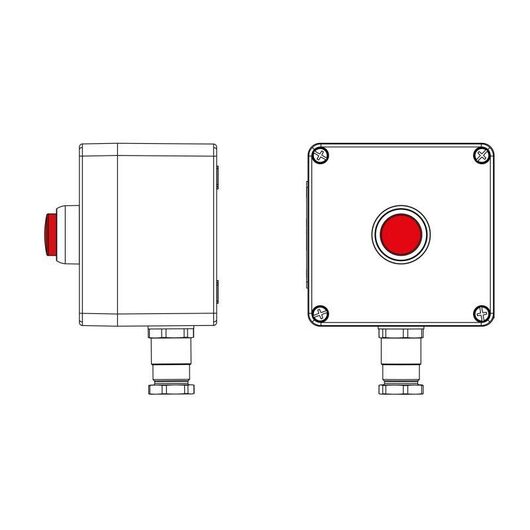 Пост управления взрывозащищенный из полиэстера CPE-P-03-(1xLR(250))-1xKH2MHK(C)1Ex d e IIC Т5 Gb / Ex tb IIIC T95град.C Db IP66/КЗ DKC 2231.031.22.121 • Купить по низкой цене в интернет-магазине СМЭК
