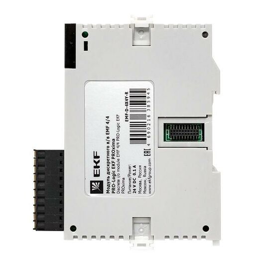 Модуль дискретного в/в EMF 4/4 PRO-Logic PROxima EKF EMF-D-4X4Y-R, изображение 2 • Купить по низкой цене в интернет-магазине СМЭК