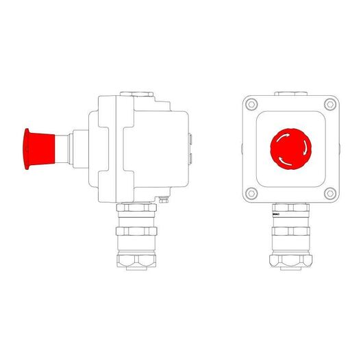 Пост управления взрывонепроницаемый из алюминия LCSD-01-B-MC-P6R(11)x1-PCMB-KAEPM3MHK-20 DKC LCSD21000034 • Купить по низкой цене в интернет-магазине СМЭК