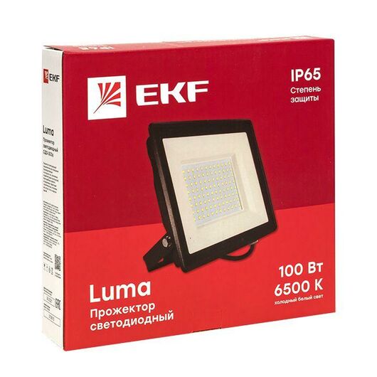Прожектор светодиодный СДО-3006 100Вт 6500К IP65 Basic EKF FLL-3006-100-6500, изображение 6 • Купить по низкой цене в интернет-магазине СМЭК