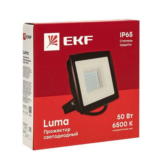 Прожектор светодиодный СДО-3004 50Вт 6500К IP65 Basic EKF FLL-3004-50-6500, изображение 6 • Купить по низкой цене в интернет-магазине СМЭК