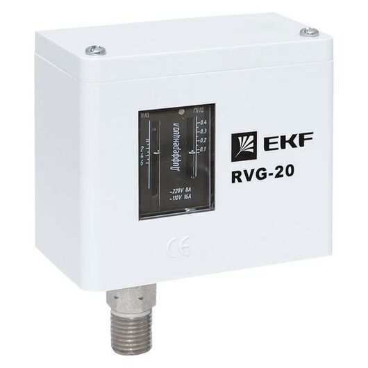 Реле избыточного давления RVG-20-0.6 (0.6МПа) EKF RVG-20-0.6, изображение 2 • Купить по низкой цене в интернет-магазине СМЭК