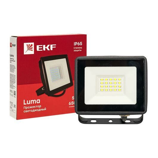 Прожектор светодиодный СДО-3002 20Вт 6500К IP65 Basic EKF FLL-3002-20-6500, изображение 6 • Купить по низкой цене в интернет-магазине СМЭК