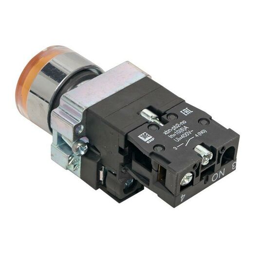 Кнопка BA51 с подстветкой 230В желт. NO PROxima EKF xb2-bw51-230, изображение 4 • Купить по низкой цене в интернет-магазине СМЭК
