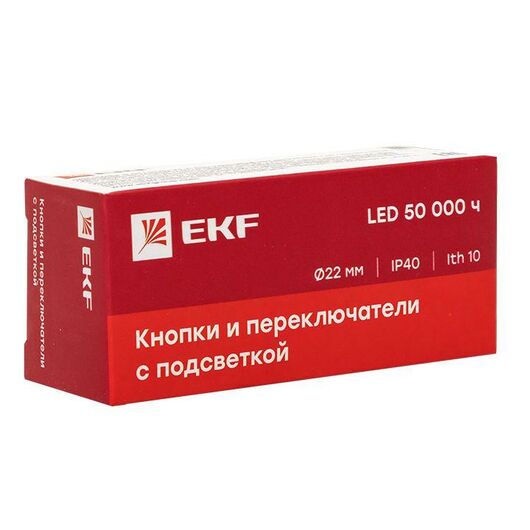 Переключатель BD21 2P с красн. подстветкой 230В NO PROxima EKF xb2-bk21-r-230, изображение 2 • Купить по низкой цене в интернет-магазине СМЭК