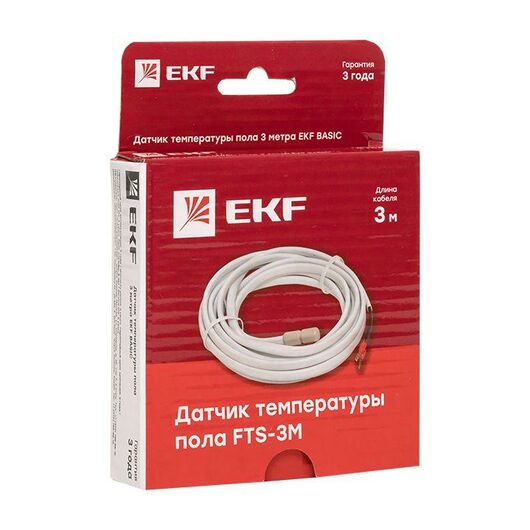 Датчик температуры пола 3м Basic EKF fts-3m, изображение 3 • Купить по низкой цене в интернет-магазине СМЭК