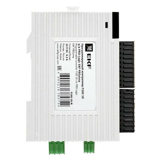 Контроллер программируемый F100 10 в/в PRO-Logic PROxima EKF F100-10-R, изображение 9 • Купить по низкой цене в интернет-магазине СМЭК
