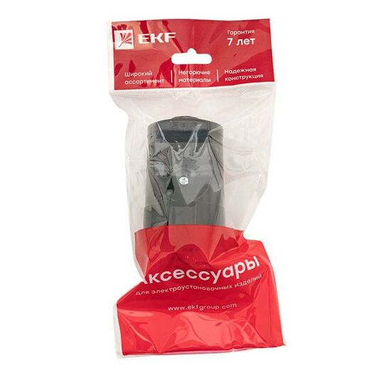 Гнездо штепсельное с заземл. черн. 16А 250В PROxima EKF EKF ASG16-30-r, изображение 4 • Купить по низкой цене в интернет-магазине СМЭК