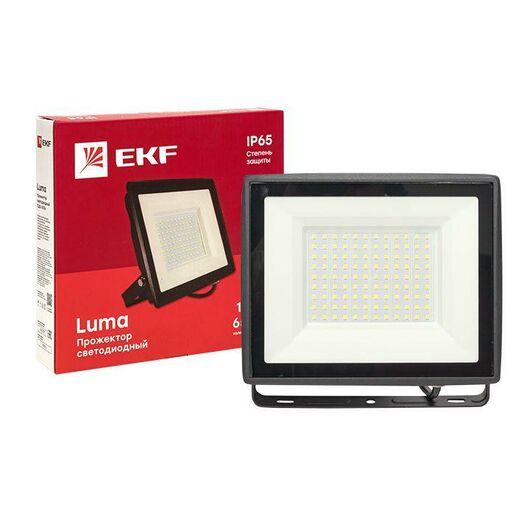Прожектор светодиодный СДО-3006 100Вт 6500К IP65 Basic EKF FLL-3006-100-6500, изображение 4 • Купить по низкой цене в интернет-магазине СМЭК