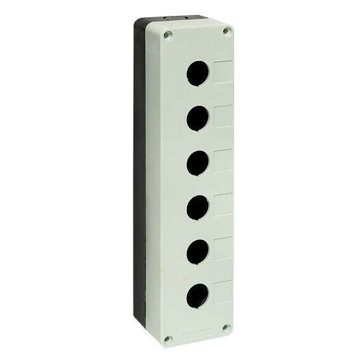 Корпус КП106 6 кнопок бел. EKF cpb-106-w, изображение 2 • Купить по низкой цене в интернет-магазине СМЭК