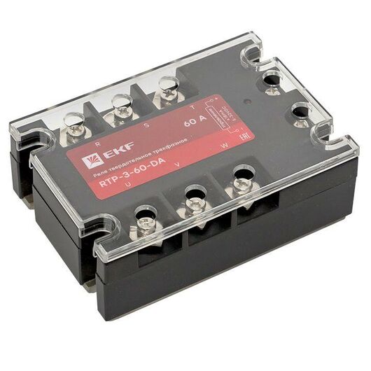 Реле твердотельное трехфазное RTP-60-DA PROxima EKF rtp-3-60-da, изображение 6 • Купить по низкой цене в интернет-магазине СМЭК