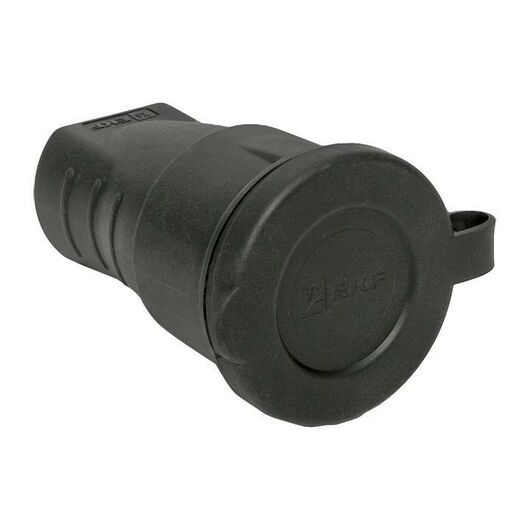 Розетка переносная 16А IP44 230В 2P+PE с защ. крышкой каучук Basic EKF RPS-012-16-230-44, изображение 2 • Купить по низкой цене в интернет-магазине СМЭК