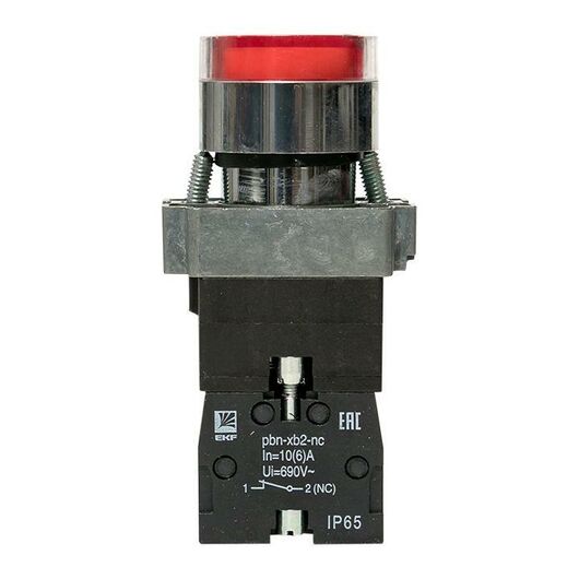 Кнопка BA42 с подстветкой 230В красн. NC IP65 PROxima EKF xb2-bw42-230-65, изображение 4 • Купить по низкой цене в интернет-магазине СМЭК