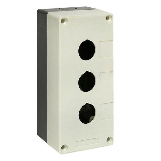Корпус КП 103 3 кнопки белый EKF cpb-103-w, изображение 2 • Купить по низкой цене в интернет-магазине СМЭК