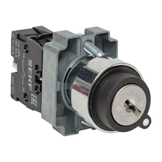 Переключатель BG21 2P с замком (не возврат.) NO EKF xb2-bg21, изображение 2 • Купить по низкой цене в интернет-магазине СМЭК