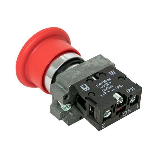 Кнопка BS542 "Грибок" поворотн. NC IP65 красн. PROxima EKF xb2-bs542-65, изображение 3 • Купить по низкой цене в интернет-магазине СМЭК