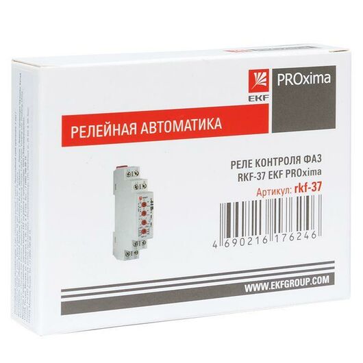 Реле контроля фаз RKF-37 PROxima EKF rkf-37, изображение 2 • Купить по низкой цене в интернет-магазине СМЭК
