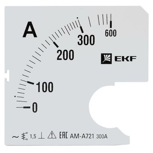 Шкала сменная для A721 300/5А-1.5 PROxima EKF s-a721-300 • Купить по низкой цене в интернет-магазине СМЭК