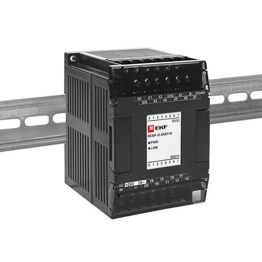 Модуль дискретного в/в REMF 8/8 N PRO-Logic EKF REMF-D-8X8Y-N, изображение 6 • Купить по низкой цене в интернет-магазине СМЭК