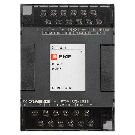 Модуль ввода термосопротивлений REMF 4 PRO-Logic EKF REMF-T-4TR, изображение 5 • Купить по низкой цене в интернет-магазине СМЭК