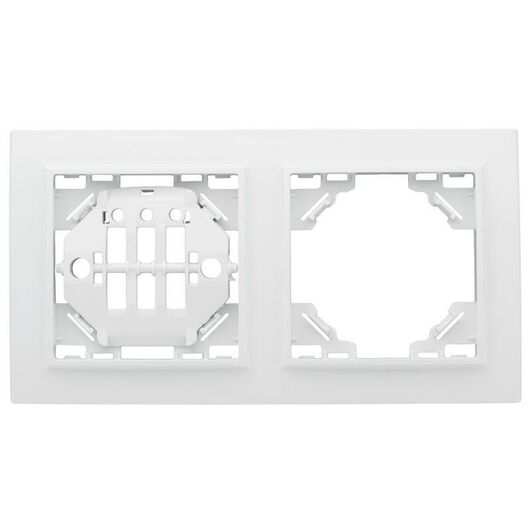 Рамка 2-м Минск горизонтальная бел. Basic EKF ERM-G-302-10, изображение 2 • Купить по низкой цене в интернет-магазине СМЭК