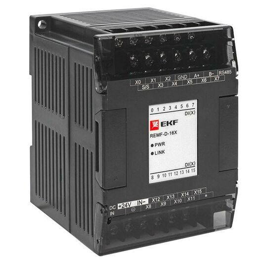 Модуль дискретного ввода REMF 16 PRO-Logic EKF REMF-D-16X, изображение 6 • Купить по низкой цене в интернет-магазине СМЭК