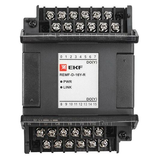 Модуль дискретного вывода REMF 16 PRO-Logic EKF REMF-D-16Y-R, изображение 6 • Купить по низкой цене в интернет-магазине СМЭК